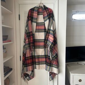 J. Crew Multicolor Plaid Shawl